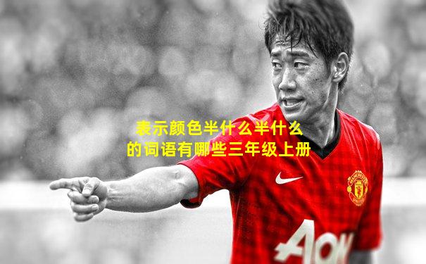 表示颜色半什么半什么的词语有哪些三年级上册